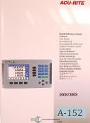 Acu-Rite-Acu Rite 200S and 300S Control, Wuick Reference Manual-200S-300S-01